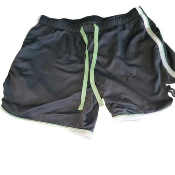 2 FOR $5 SALE Boy's Two Pairs Boys Athletic Shorts Gray And Black Size Large - Picture 2 of 11